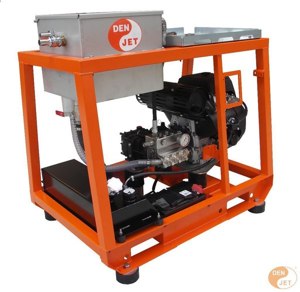 DEN-JET CP22-350 Benzinbetriebener Kaltwasserhochdruckreiniger 350 bar 23 l/min.